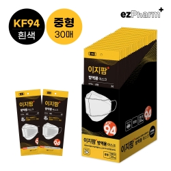 [이지팜] KF94 흰색 중형 30매