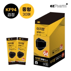 [이지팜] KF94 검정 중형 30매